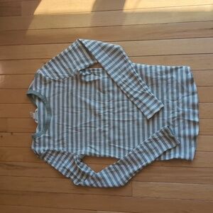 MAMA Ribbed Jersey Top H&M Maternity Top
